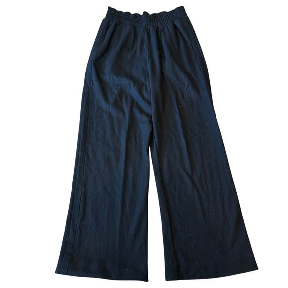 rag & bone Women's Wide Leg Pull On Pant Black Size M/6-8 - Picture 2 of 8